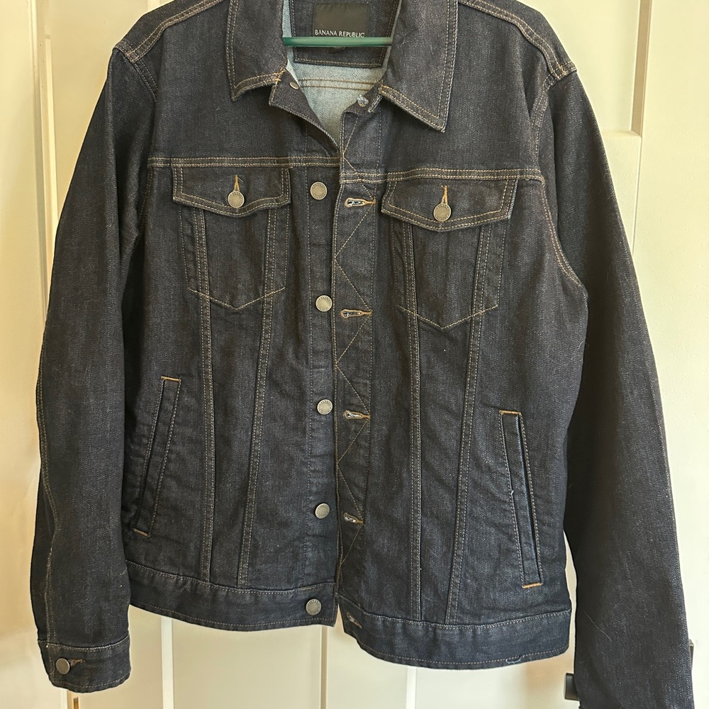Banana Republic Black Lightweight Shirt Jacket